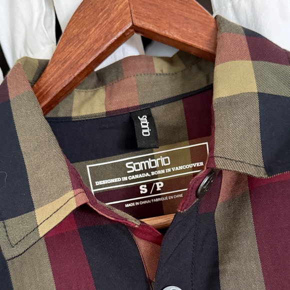Sombrio Plaid Button-Down Shirt - Picture 2 of 3